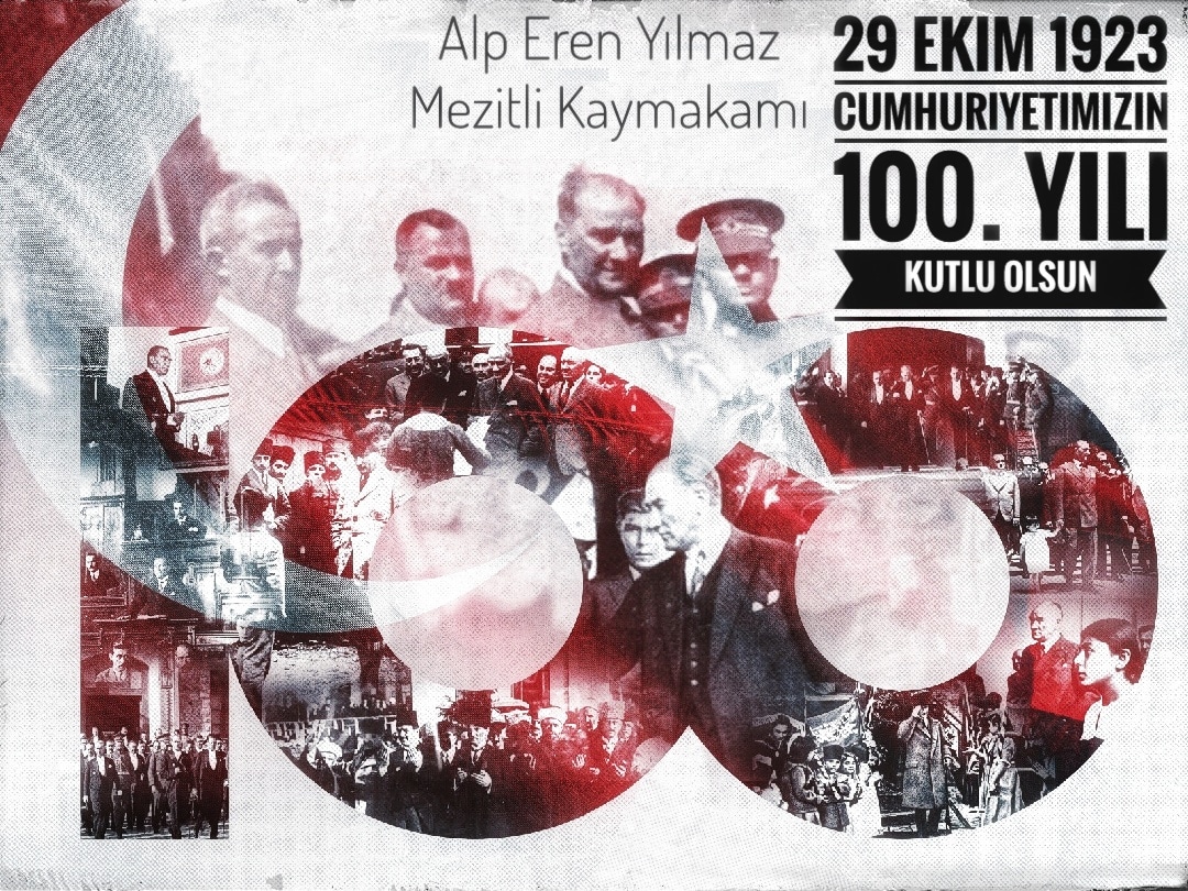 Kaymakamımız Alp Eren Yılmaz'ın 29 Ekim Cumhuriyet Bayramı Mesajı